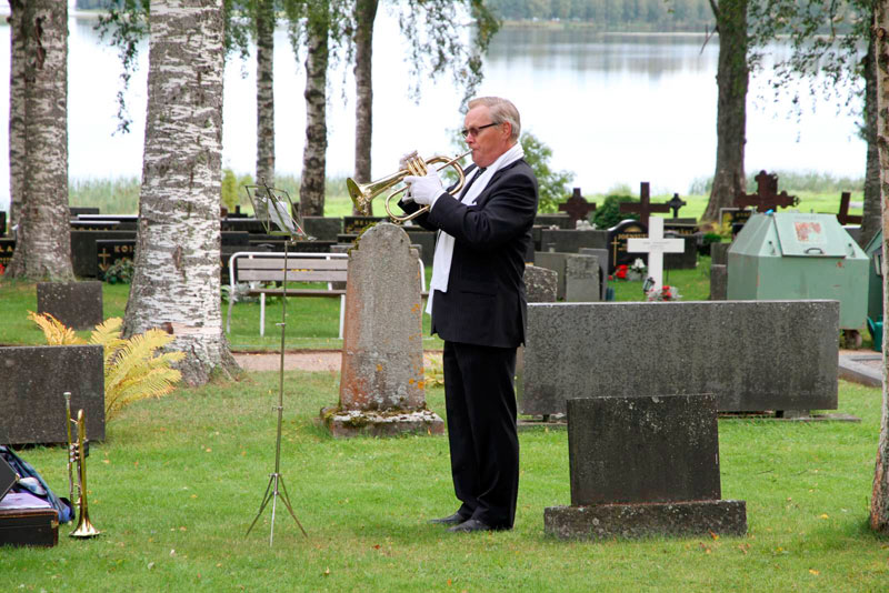Martti Ojajärvi ja trumpetti