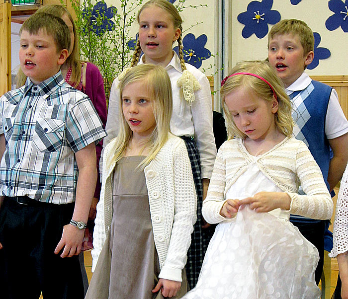Menkijärvenoppilaita