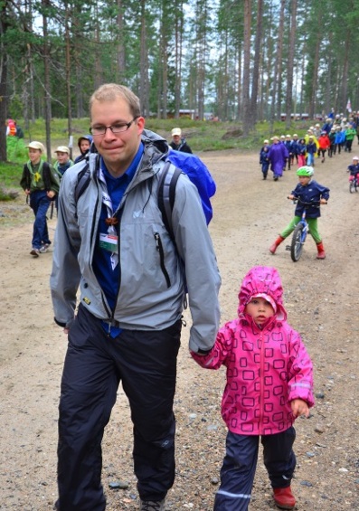 pieniä partiolaisia