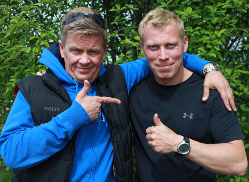 Aleksander Anria ja Timo-Pekka Luoma