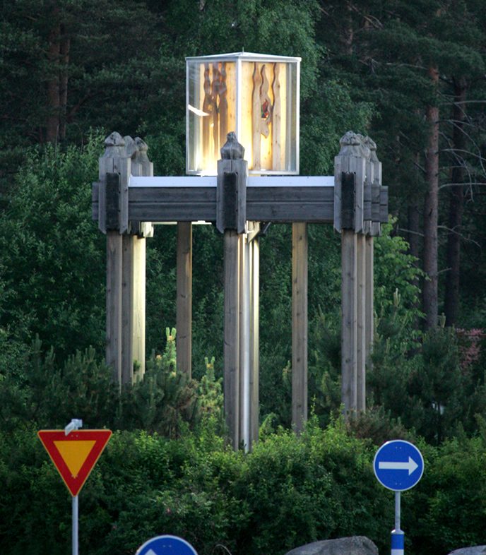 Kauppakadun kiertoliitymän teos