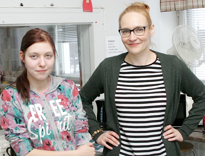 Heidi Ylinen ja Sofia Peurala