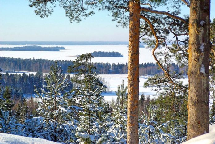 Lappajärvi talvi