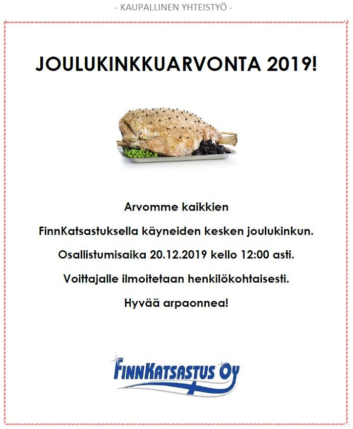 Finnkatsastus Kinkku 2019_arvonta