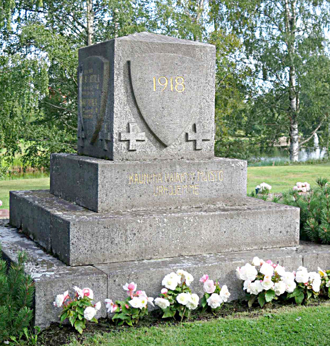 Vapaussodan sankarien muistomerkki Vimpelissä